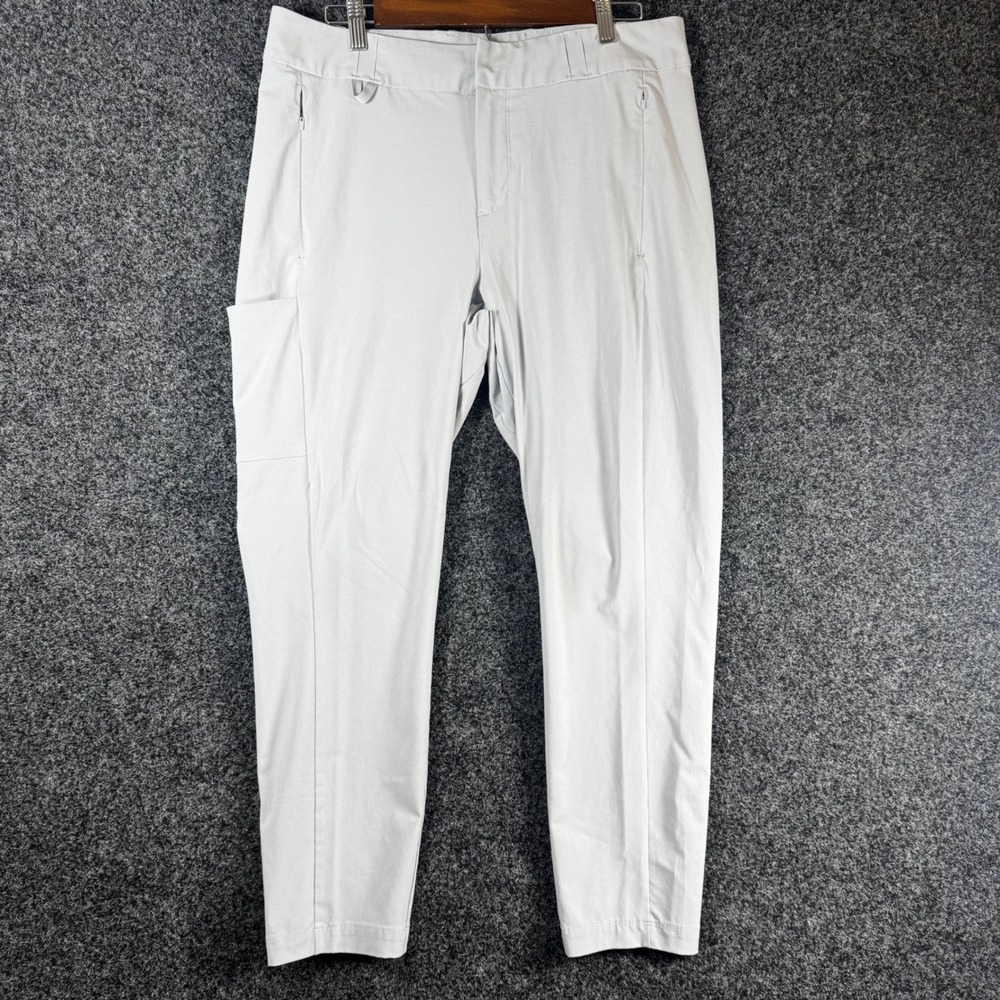 Columbia PFG Womens Grey Performance Fishing Gear Pants Size 14 FL0097 Hiking
